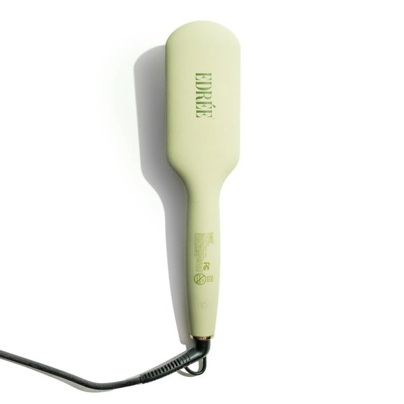 NEW Edrée The Suki Electric Hair Straightening Ceramic Brush in Sage Green - Picture 2 of 5